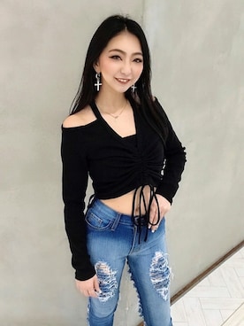 「babyShoop（ベイビーシュープ）のアイテム」を使った、babyShoop渋谷店さん（レディース・160cm）の冬コーディネート