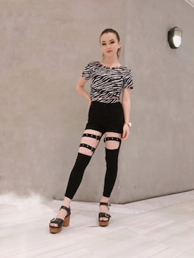 「babyShoop（ベイビーシュープ）のアイテム」を使った、babyShoop渋谷店さん（レディース・160cm）の夏コーディネート