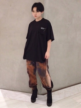 「babyShoop（ベイビーシュープ）のアイテム」を使った、babyShoop渋谷店さん（レディース・160cm）の夏コーディネート