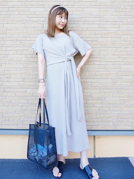 ふみかさん（レディース・163cm）の夏コーディネート