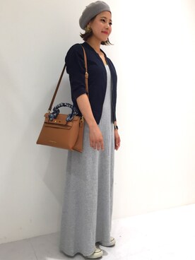 「Rodeo Crowns（ロデオクラウンズ）のアイテム（ハンチング/ベレー帽）」を使った、sayakaさん（レディース・156cm）の夏コーディネート