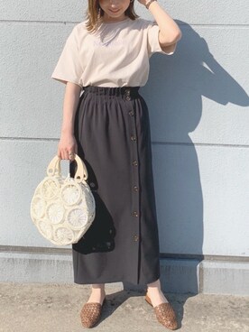 𝚜 𝚑 𝚞 𝚛 𝚒さん（レディース・155cm）の春コーディネート