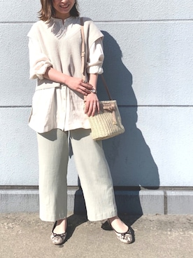 𝚜 𝚑 𝚞 𝚛 𝚒さん(レディース・155cm)の春コーディネート