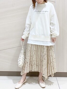 𝚜 𝚑 𝚞 𝚛 𝚒さん（レディース・155cm）の春コーディネート