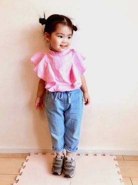 ゆうちゃんさん（キッズ・90cm）の春コーディネート