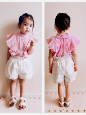 ゆうちゃんさん（キッズ・90cm）の夏コーディネート