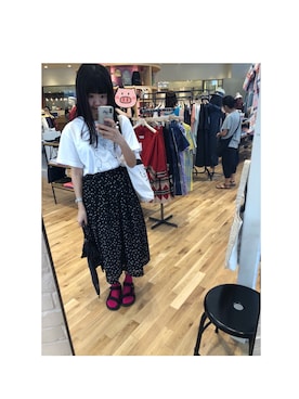 「Kukka Lucca（クッカ　ルッカ）のアイテム」を使った、xixiさん（レディース・161cm）の夏コーディネート