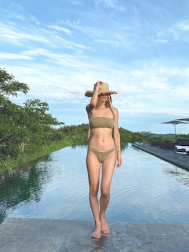 「アイテム（水着/着物・浴衣）」を使った、tomoooo719さん（レディース・156cm）の夏コーディネート