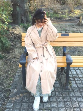 Suzukaさん（レディース・151cm）の春コーディネート