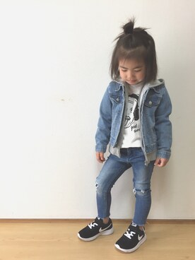 Rionさん（キッズ・100cm）の春コーディネート