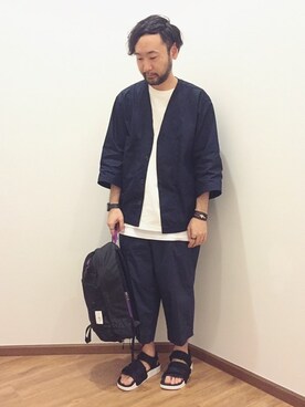 大平さん（メンズ・170cm）の夏コーディネート