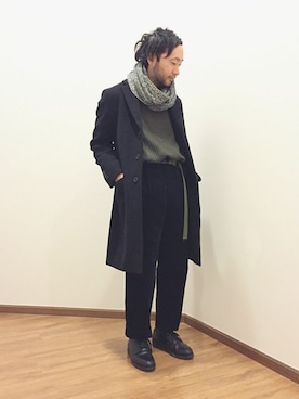 大平さん(メンズ・170cm)の冬コーディネート