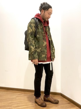 大平さん(メンズ・170cm)の秋コーディネート