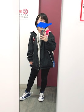 「MIZUNO（ミズノ　）のアイテム（その他アウター）」を使った、おりがみさん（レディース・149cm）の冬コーディネート