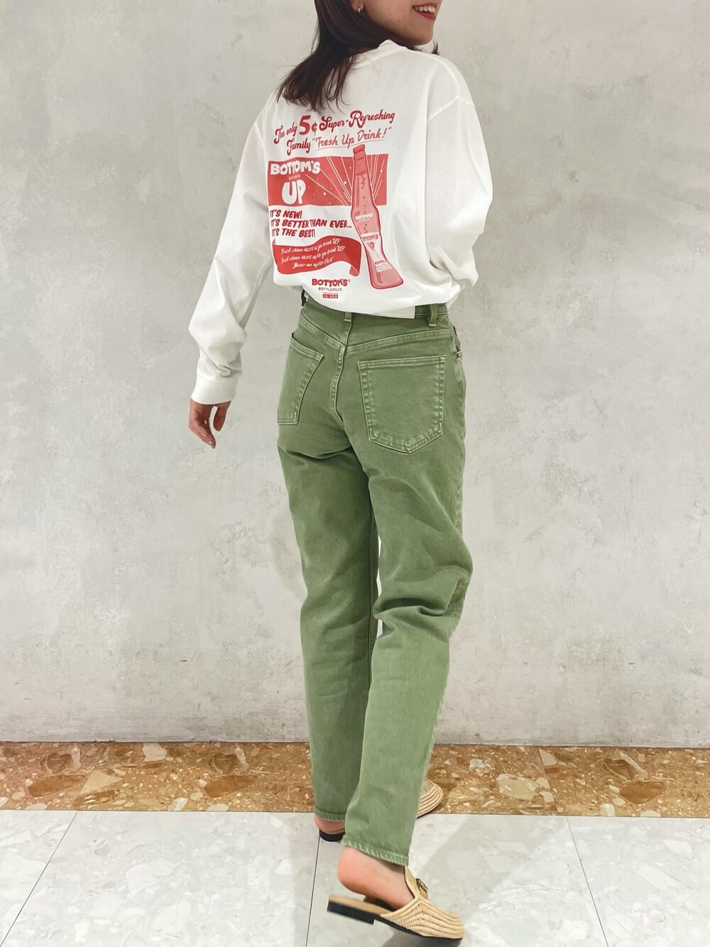 MOUSSY（マウジー）の「BOTTOM'S UP LS Tシャツ（Tシャツ/カットソー