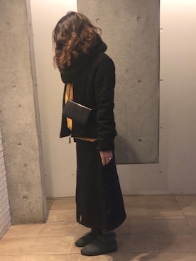 「COACH」｜「アイテム（財布/小物）」を使った、ATKさん（レディース・154cm）の冬コーディネート