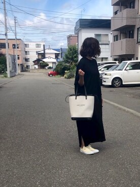 「Saint Laurent」｜「アイテム（ワンピース/ドレス）」を使った、ATKさん（レディース・154cm）の夏コーディネート