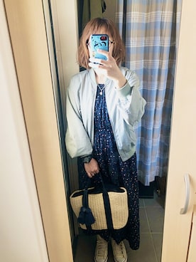 「LEPSIM（レプシィム）のアイテム（オールインワン・サロペット）」を使った、takami5296さん（レディース・160cm）の秋コーディネート