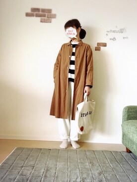 「SM2（エスエムツー）のアイテム（その他アウター）」を使った、saraさん（レディース・160cm）の春コーディネート