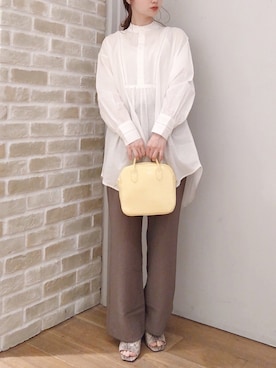 「earth music&ecology（アースミュージックアンドエコロジー）のアイテム（ボストンバッグ）」を使った、makophithさん（レディース・153cm）の春コーディネート