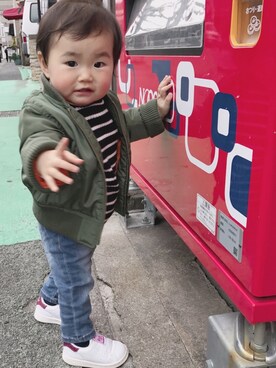 s_c_iさん（キッズ・80cm）の冬コーディネート