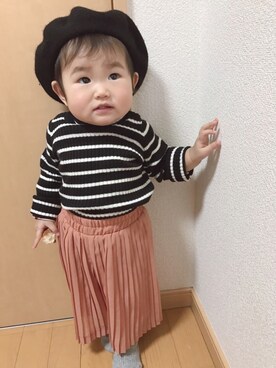 s_c_iさん（キッズ・80cm）の冬コーディネート