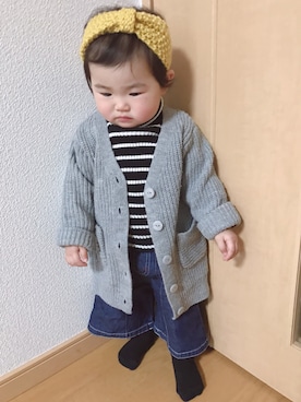 s_c_iさん（キッズ・80cm）の冬コーディネート