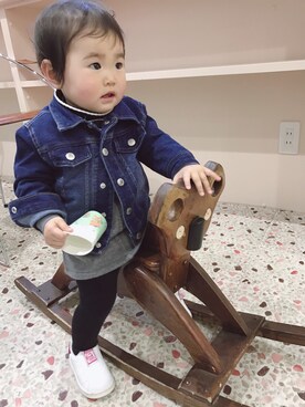 s_c_iさん（キッズ・80cm）の冬コーディネート