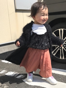 s_c_iさん（キッズ・80cm）の春コーディネート