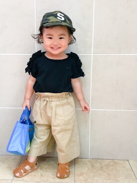 s_c_iさん（キッズ・80cm）の夏コーディネート