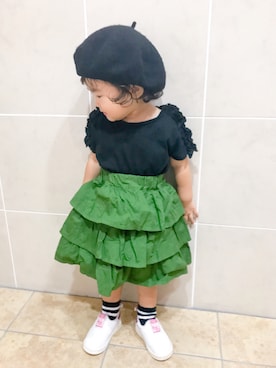 s_c_iさん（キッズ・80cm）の秋コーディネート