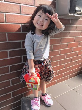 s_c_iさん（キッズ・80cm）の秋コーディネート