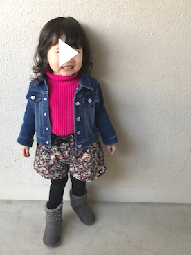 s_c_iさん（キッズ・80cm）の冬コーディネート