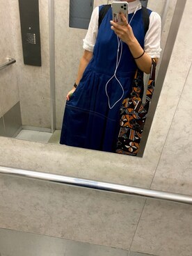 「PAR ICI（パーリッシィ）のアイテム（ワンピース/ドレス）」を使った、みみみさん（レディース・153cm）の夏コーディネート