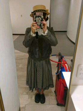 「axes femme（アクシーズファム）のアイテム（ブルゾン）」を使った、Rieさん（レディース・148cm）の春コーディネート