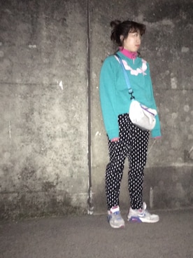 「JIB（ジブ）のアイテム（バッグ）」を使った、Mgさん（レディース・155cm）の春コーディネート