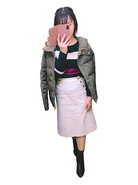 「Te chichi（テチチ）のアイテム（ダウンジャケット/コート）」を使った、みなさん（レディース・148cm）の冬コーディネート