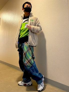 「DIESEL（ディーゼル）のアイテム（シャツ/ブラウス）」を使った、okayan104さん（メンズ・165cm）の冬コーディネート