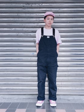 「FR2」｜「アイテム（オールインワン・サロペット）」を使った、Austin さん（レディース・158cm）の春コーディネート