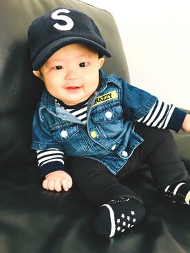 key.さん(キッズ・60cm)の秋コーディネート