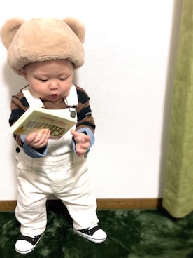 key.さん（キッズ・70cm）の冬コーディネート