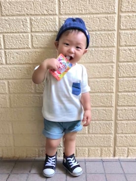 key.さん(キッズ・70cm)の秋コーディネート