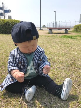 key.さん（キッズ・70cm）の春コーディネート