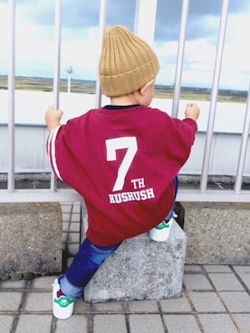 「オシャレパッソ」｜key.さん（キッズ・70cm）の秋コーディネート