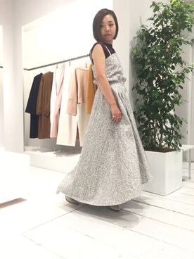 「STUDIOUS(ステュディオス)のアイテム(ワンピース/ドレス)」を使った、yuki hamanoさん(レディース・153cm)の夏コーディネート