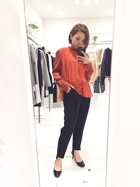 「M/M ATTACHMENT（エムエムアタッチメント）のアイテム（パンツ）」を使った、yuki hamanoさん（レディース・153cm）の夏コーディネート