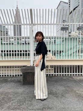 「AKIRANAKA（アキラナカ）のアイテム」を使った、yuki hamanoさん（レディース・153cm）の冬コーディネート