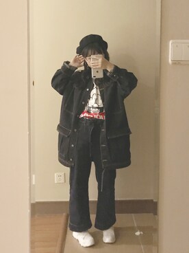 「Anne（アーネ）のアイテム」を使った、川端少女さん（レディース・160cm）の秋コーディネート