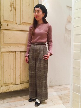 flowerさん（レディース・158cm）の冬コーディネート