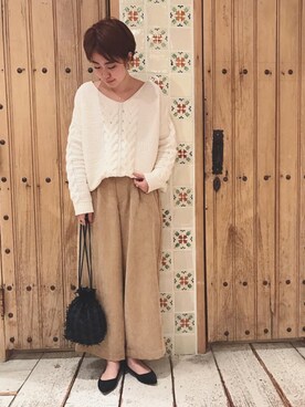 flowerさん（レディース・162cm）の冬コーディネート